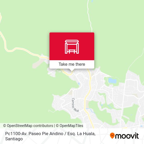 Mapa de Pc1100-Av. Paseo Pie Andino / Esq. La Huala