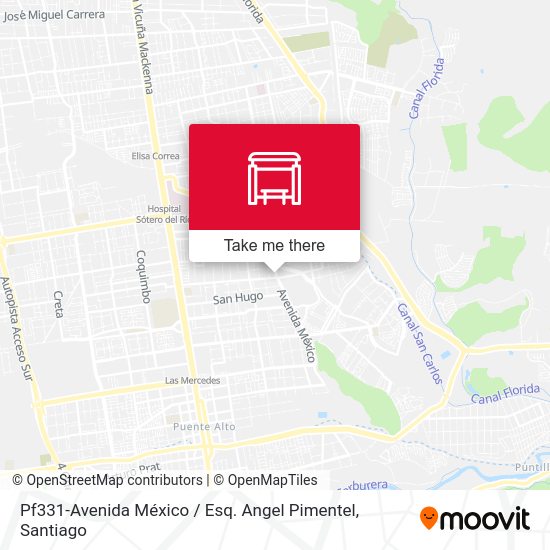 Pf331-Avenida México / Esq. Angel Pimentel map