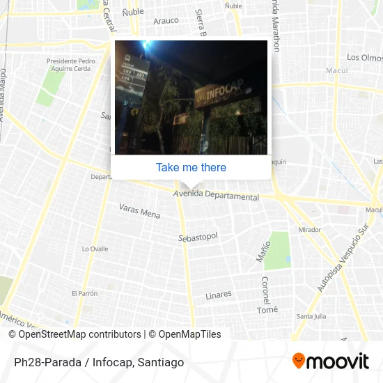 Ph28-Parada / Infocap map