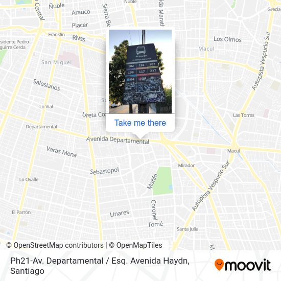 Ph21-Av. Departamental / Esq. Avenida Haydn map