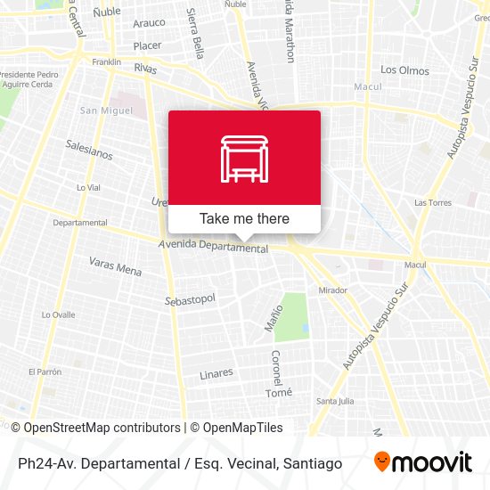 Ph24-Av. Departamental / Esq. Vecinal map