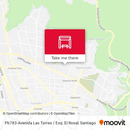 Pb783-Avenida Las Torres / Esq. El Rosal map