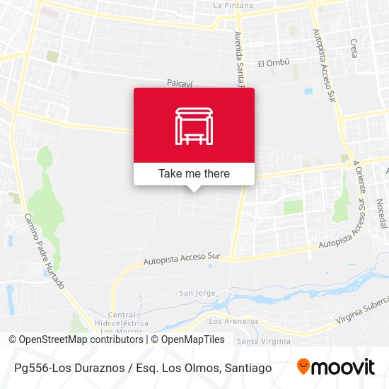Mapa de Pg556-Los Duraznos / Esq. Los Olmos