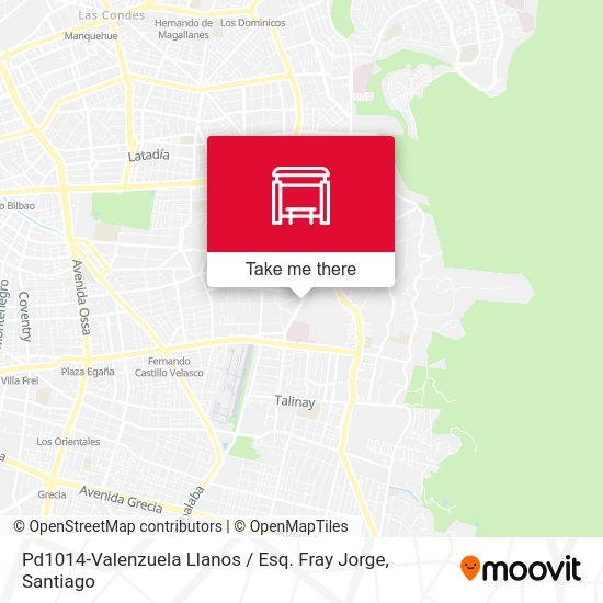 Pd1014-Valenzuela Llanos / Esq. Fray Jorge map