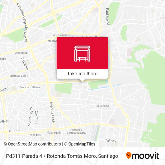 Pd311-Parada 4 / Rotonda Tomás Moro map