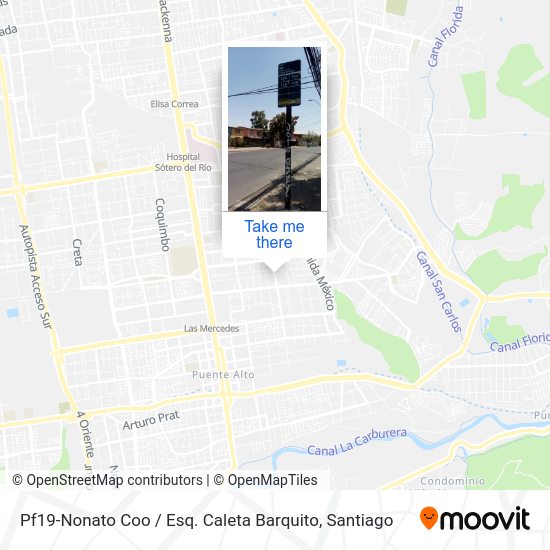 Mapa de Pf19-Nonato Coo / Esq. Caleta Barquito