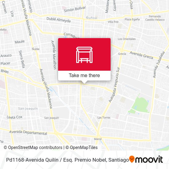 Pd1168-Avenida Quilín / Esq. Premio Nobel map