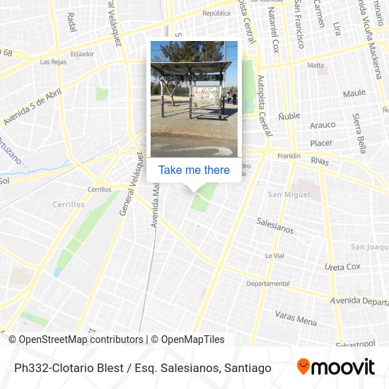 Ph332-Clotario Blest / Esq. Salesianos map