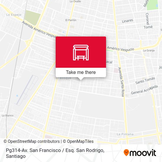 Pg314-Av. San Francisco / Esq. San Rodrigo map