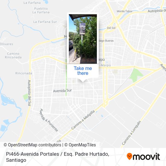 Pi466-Avenida Portales / Esq. Padre Hurtado map