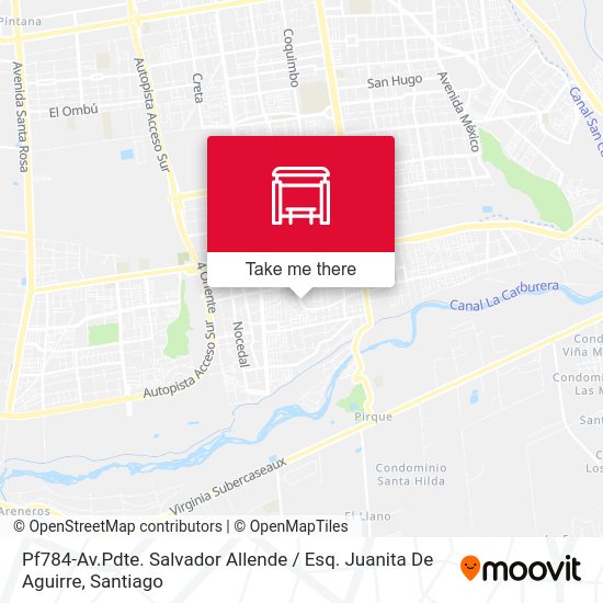 Pf784-Av.Pdte. Salvador Allende / Esq. Juanita De Aguirre map