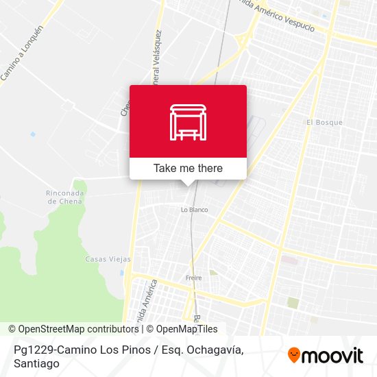 Mapa de Pg1229-Camino Los Pinos / Esq. Ochagavía