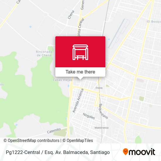 Mapa de Pg1222-Central / Esq. Av. Balmaceda