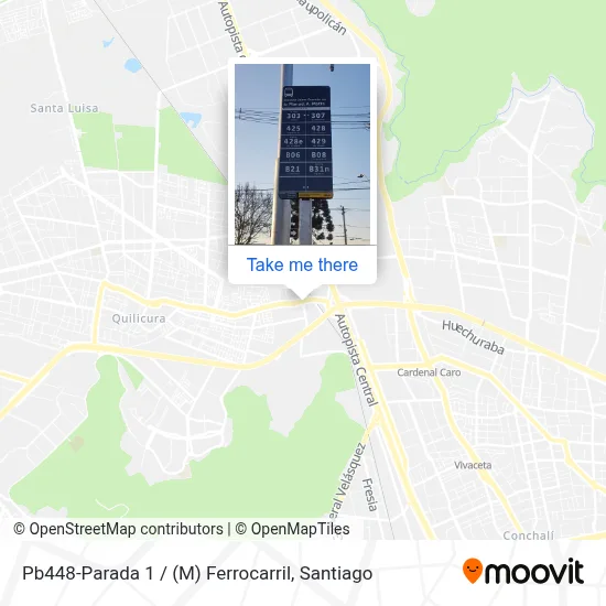 Pb448-Parada 1 / (M) Ferrocarril map