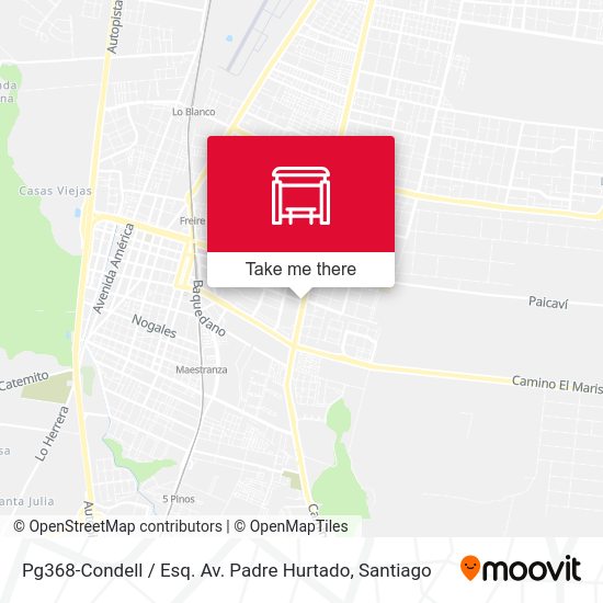Pg368-Condell / Esq. Av. Padre Hurtado map