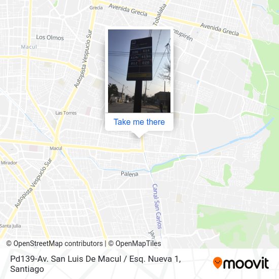 Pd139-Av. San Luis De Macul / Esq. Nueva 1 map