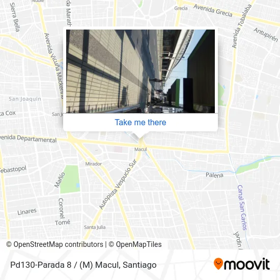 Pd130-Parada 8 / (M) Macul map