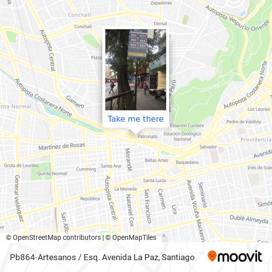 Pb864-Artesanos / Esq. Avenida La Paz map