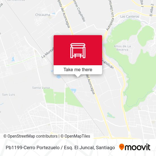 Pb1199-Cerro Portezuelo / Esq. El Juncal map