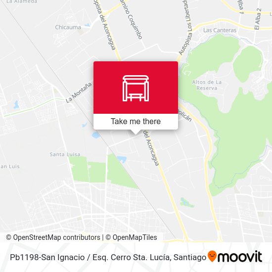 Pb1198-San Ignacio / Esq. Cerro Sta. Lucía map