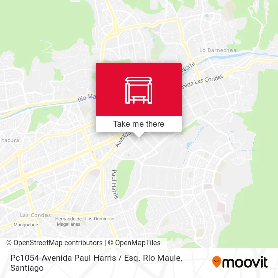 Pc1054-Avenida Paul Harris / Esq. Río Maule map
