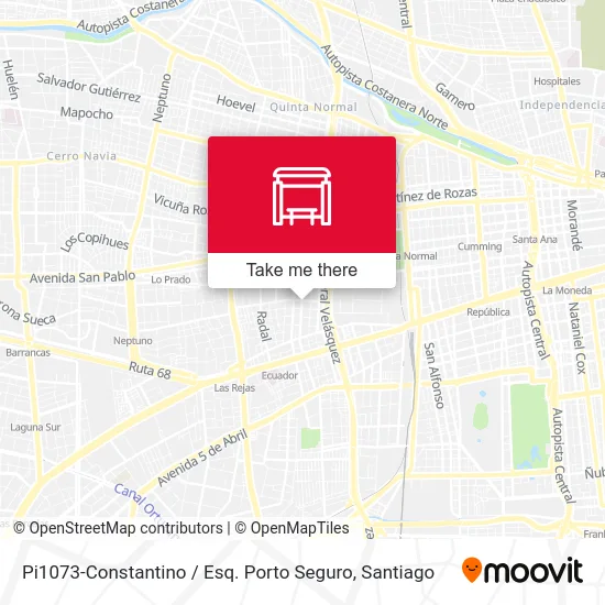 Pi1073-Constantino / Esq. Porto Seguro map