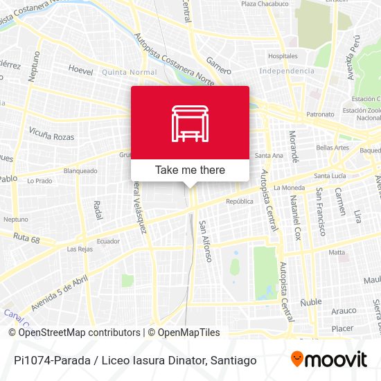 Pi1074-Parada / Liceo Iasura Dinator map