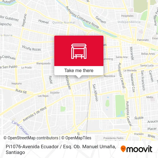 Pi1076-Avenida Ecuador / Esq. Ob. Manuel Umaña map