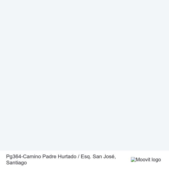 Mapa de Pg364-Camino Padre Hurtado / Esq. San José