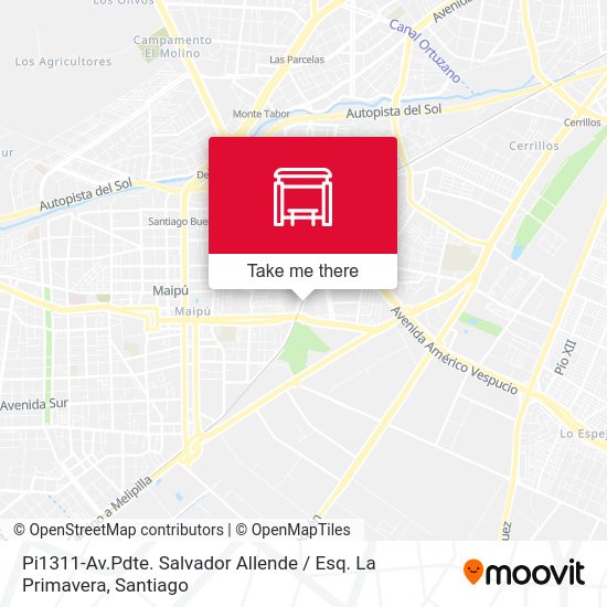 Pi1311-Av.Pdte. Salvador Allende / Esq. La Primavera map