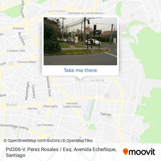 Pd306-V. Pérez Rosales / Esq. Avenida Echeñique map