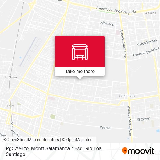 Mapa de Pg579-Tte. Montt Salamanca / Esq. Río Loa