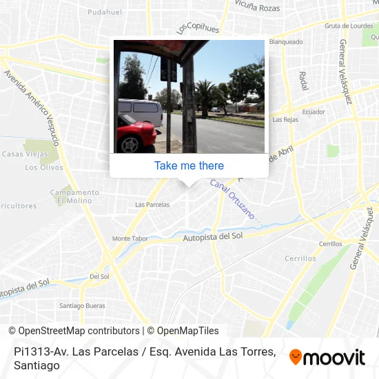 Pi1313-Av. Las Parcelas / Esq. Avenida Las Torres map