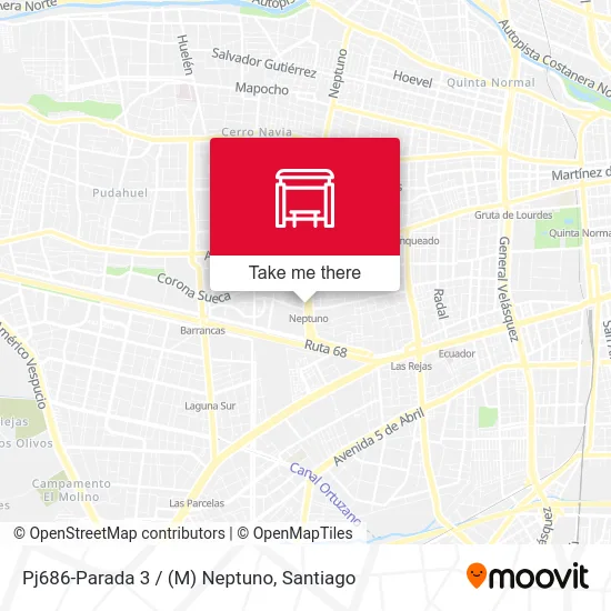 Pj686-Parada 3 / (M) Neptuno map