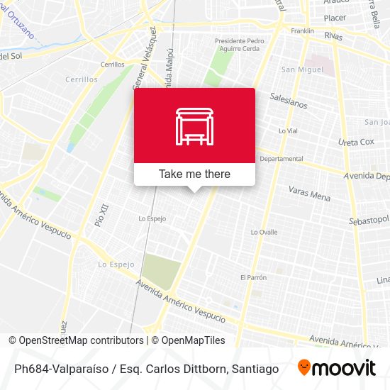 Mapa de Ph684-Valparaíso / Esq. Carlos Dittborn