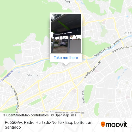 Pc656-Av. Padre Hurtado-Norte / Esq. Lo Beltrán map