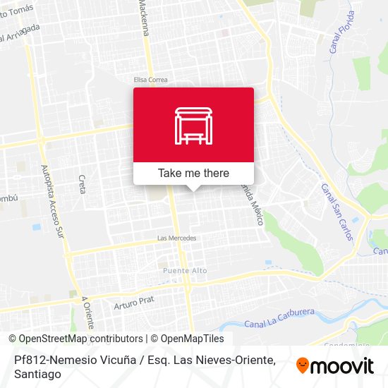 Pf812-Nemesio Vicuña / Esq. Las Nieves-Oriente map