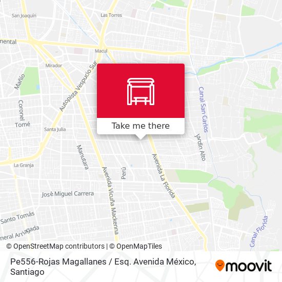 Pe556-Rojas Magallanes / Esq. Avenida México map