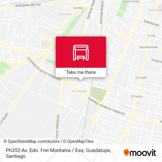 Ph352-Av. Edo. Frei Montalva / Esq. Guadalupe map
