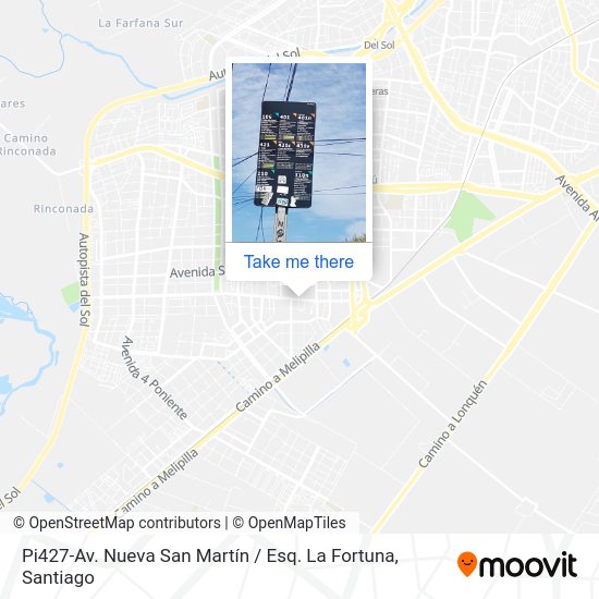 Mapa de Pi427-Av. Nueva San Martín / Esq. La Fortuna