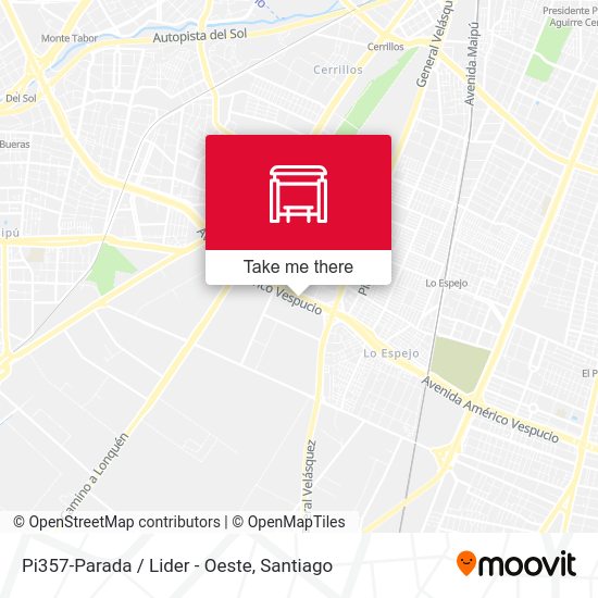 Mapa de Pi357-Parada / Lider - Oeste