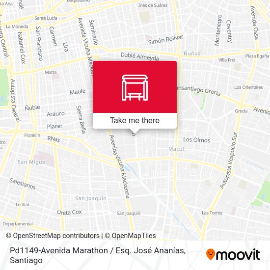 Pd1149-Avenida Marathon / Esq. José Ananías map