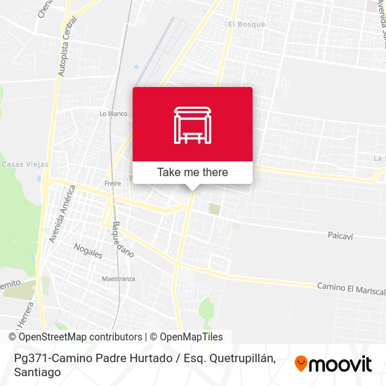 Mapa de Pg371-Camino Padre Hurtado / Esq. Quetrupillán
