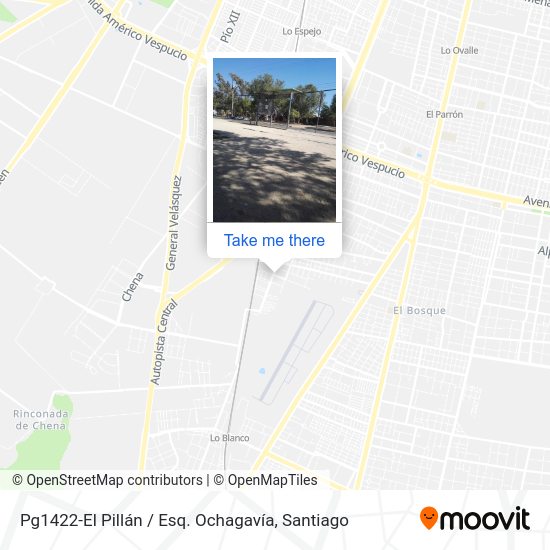 Mapa de Pg1422-El Pillán / Esq. Ochagavía