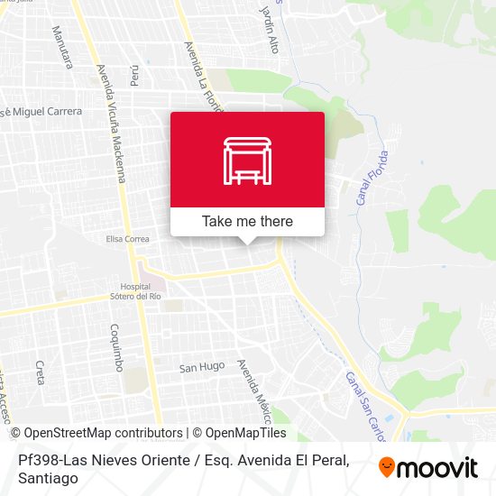 Pf398-Las Nieves Oriente / Esq. Avenida El Peral map