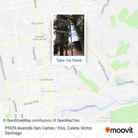 Pf429-Avenida San Carlos / Esq. Caleta Victor map