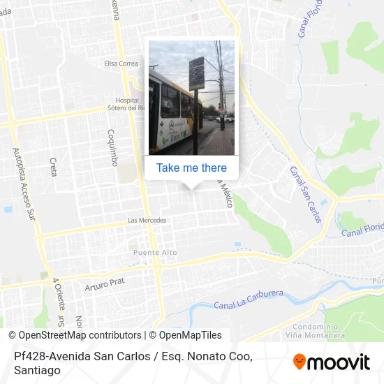 Mapa de Pf428-Avenida San Carlos / Esq. Nonato Coo