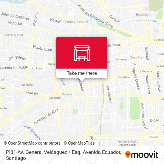 Mapa de Pi81-Av. General Velásquez / Esq. Avenida Ecuador