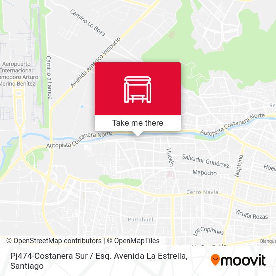 Pj474-Costanera Sur / Esq. Avenida La Estrella map