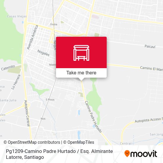 Pg1209-Camino Padre Hurtado / Esq. Almirante Latorre map
